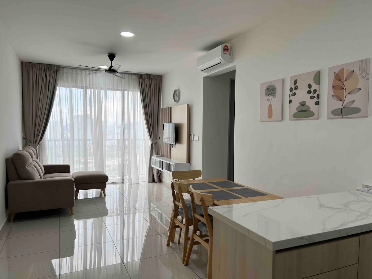 Cozy Apartment with Sky Facilities-5 pax-internet