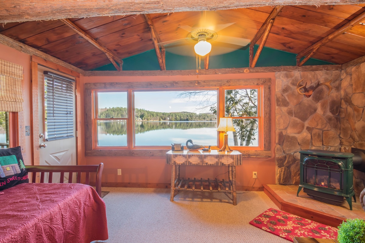 All Season Loon Cabin on Lake Colby, Saranac Lake