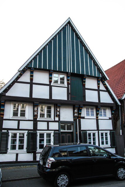 位于最古老的半木屋Wiedenbrücks公寓