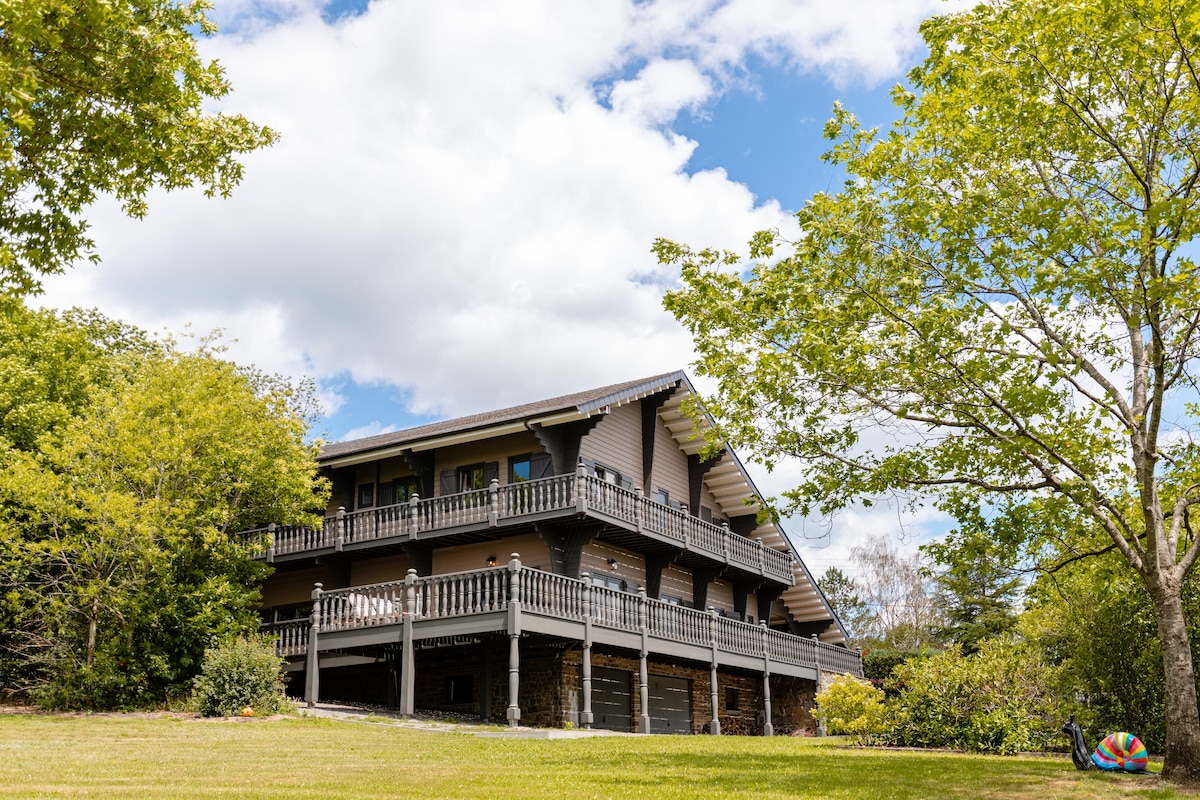 家庭小屋，可欣赏乡村美景