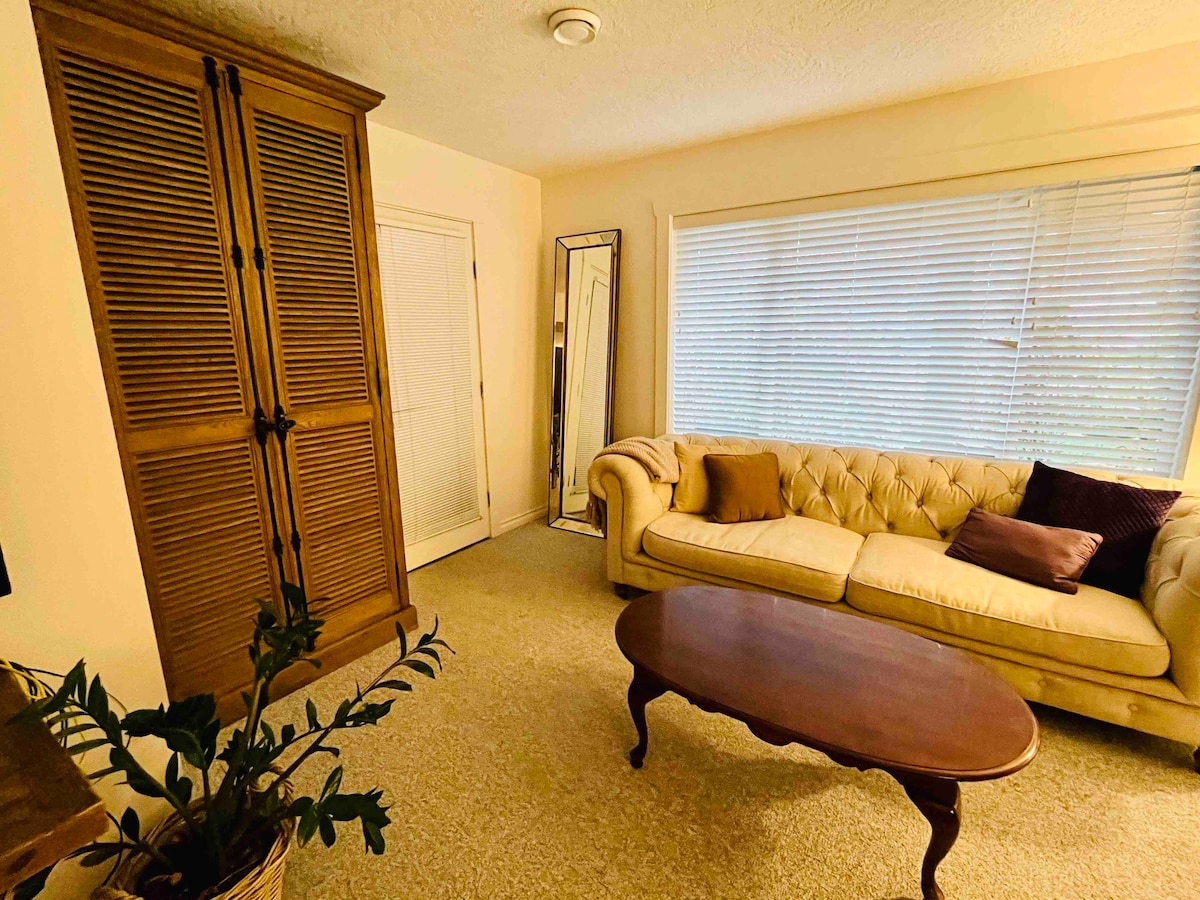 Clean and Comfy Room in a Family Home