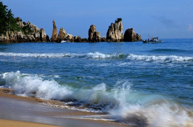 #东海#英俊海滩
#舒适的休闲空间
#东海（ Donghae ）的疗愈空间