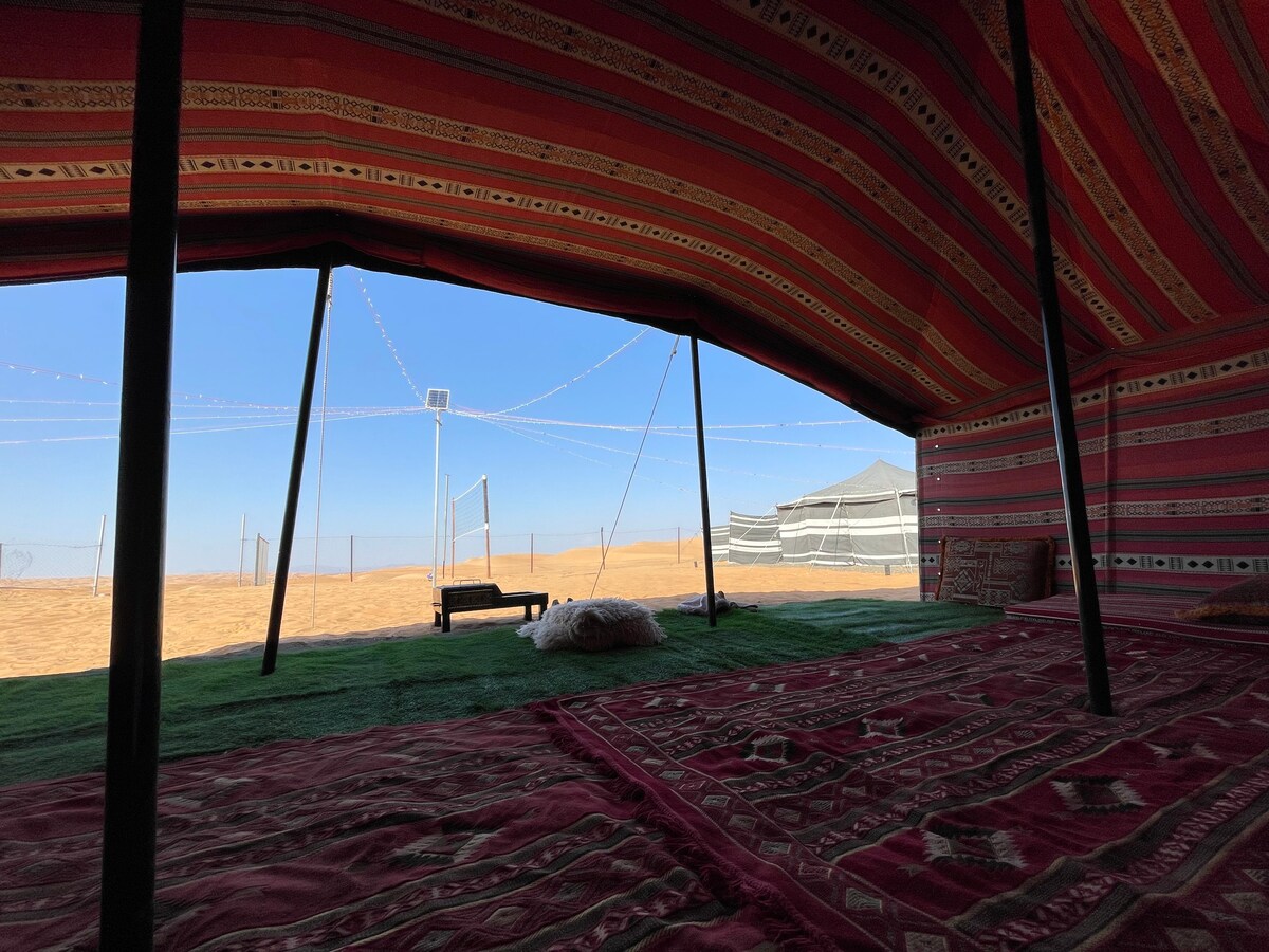 Desert camp in Bidiyah