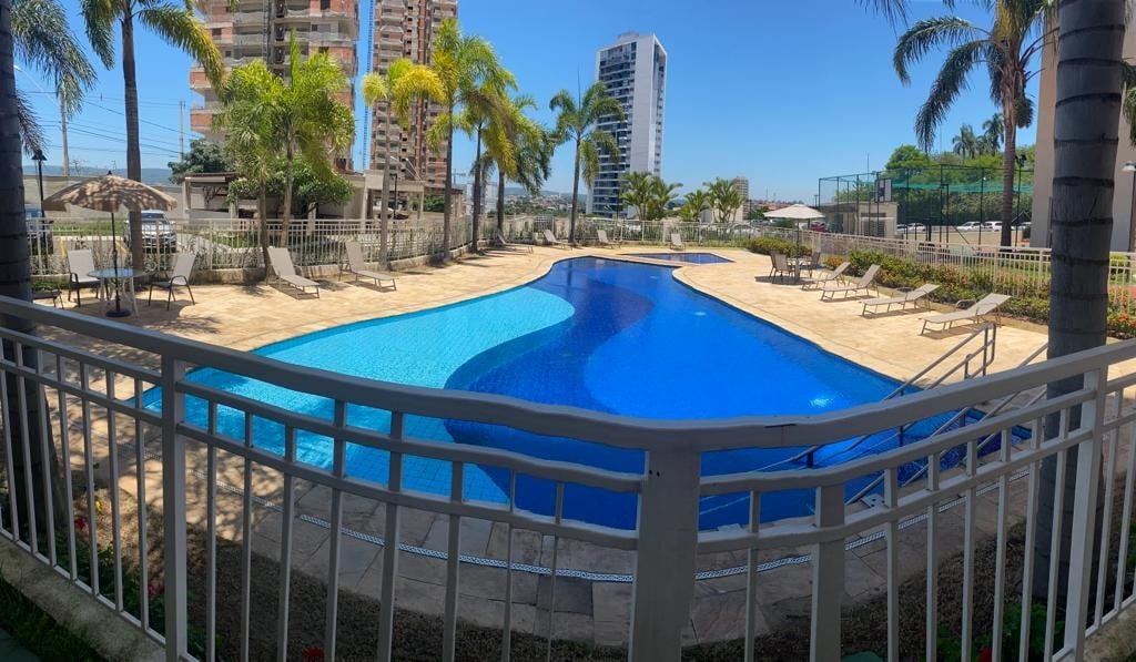 APT CLUBE COMPLETo/ 3 Quartos/Wi-fi/Piscina/1 Vaga