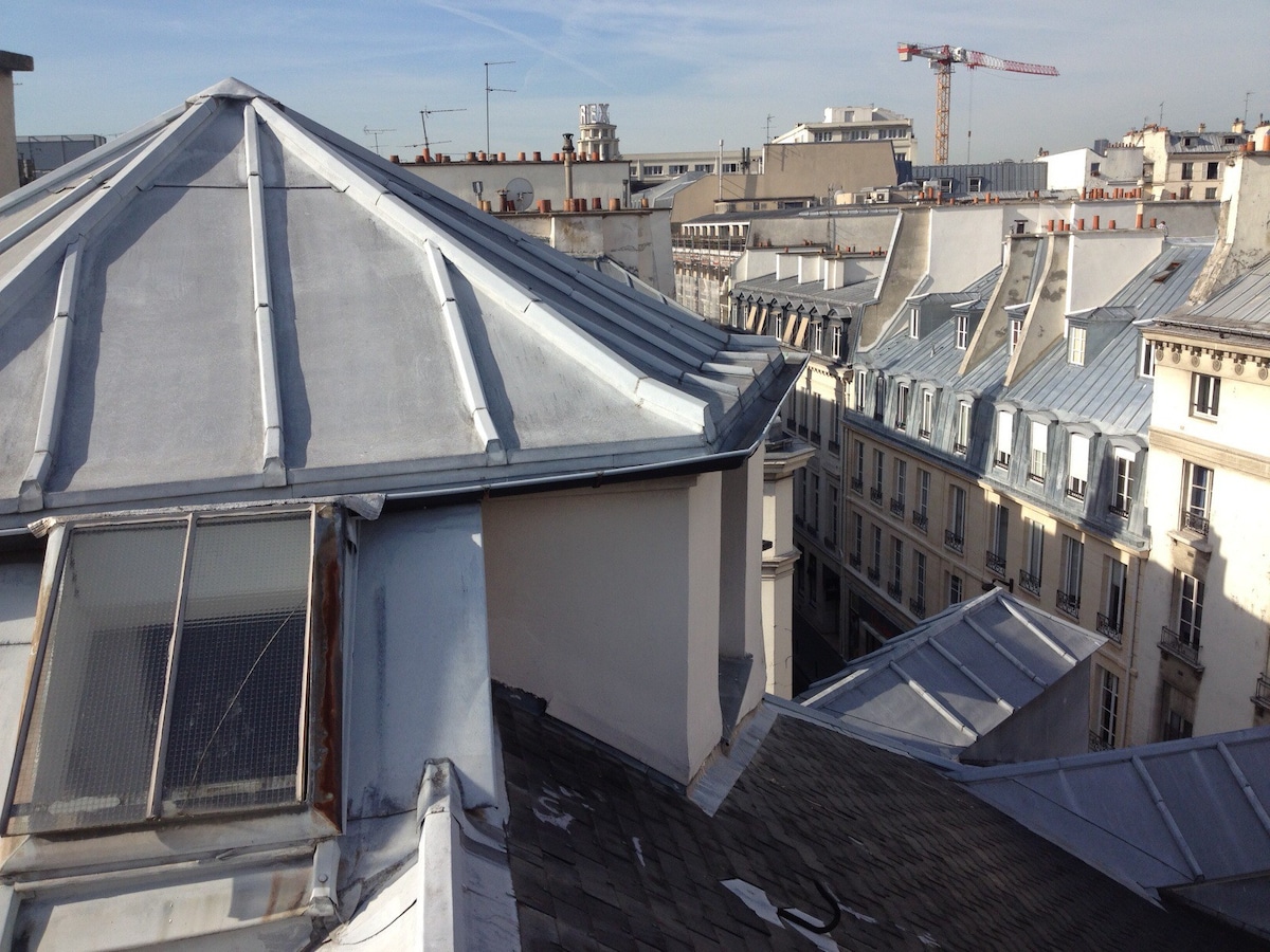 位于巴黎市中心的屋顶大厦
