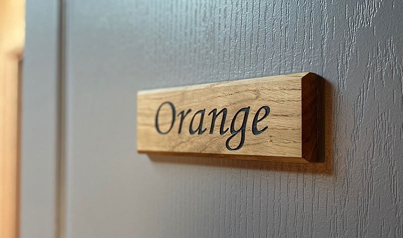 Orange Room -酿酒师家中的客房