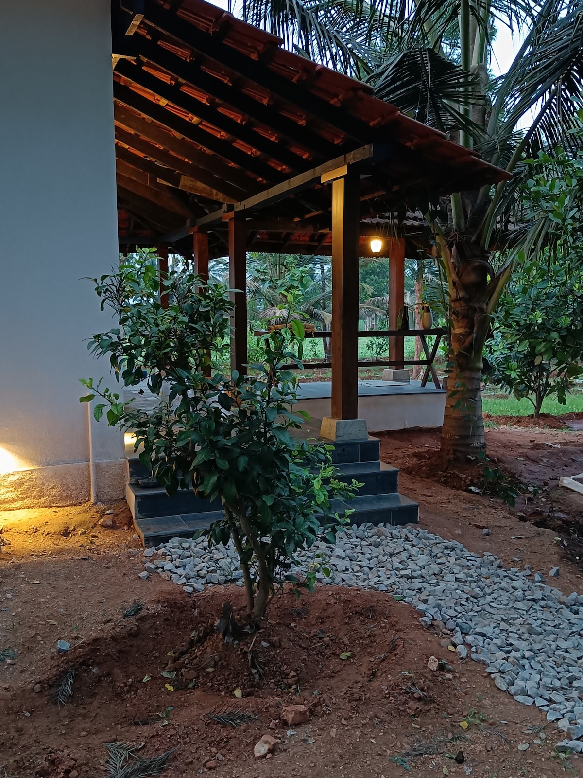 令人愉快的单卧室农场小屋- Mysore