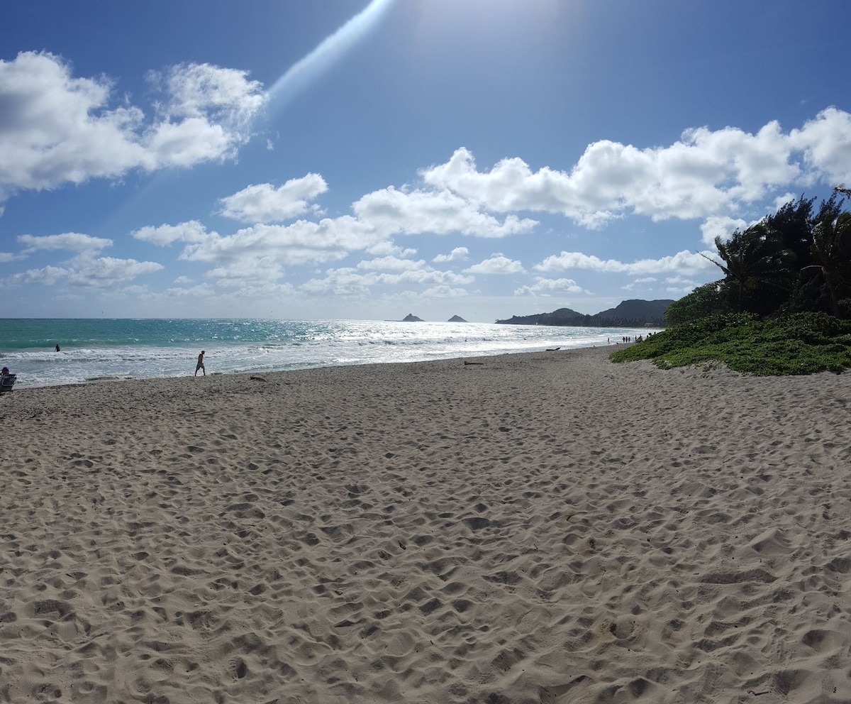 Kailua海滨， 2张床/2间浴室，可住8人