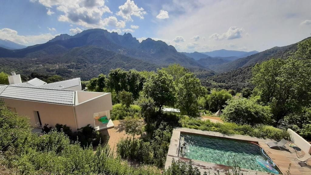Villa d'architecte, piscine privative, Vico Corse