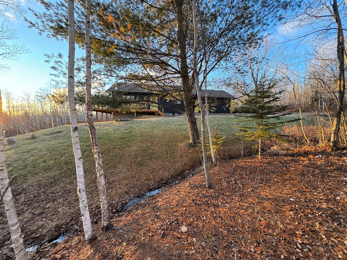 The Birch House Cabin overlooking Lake Superior