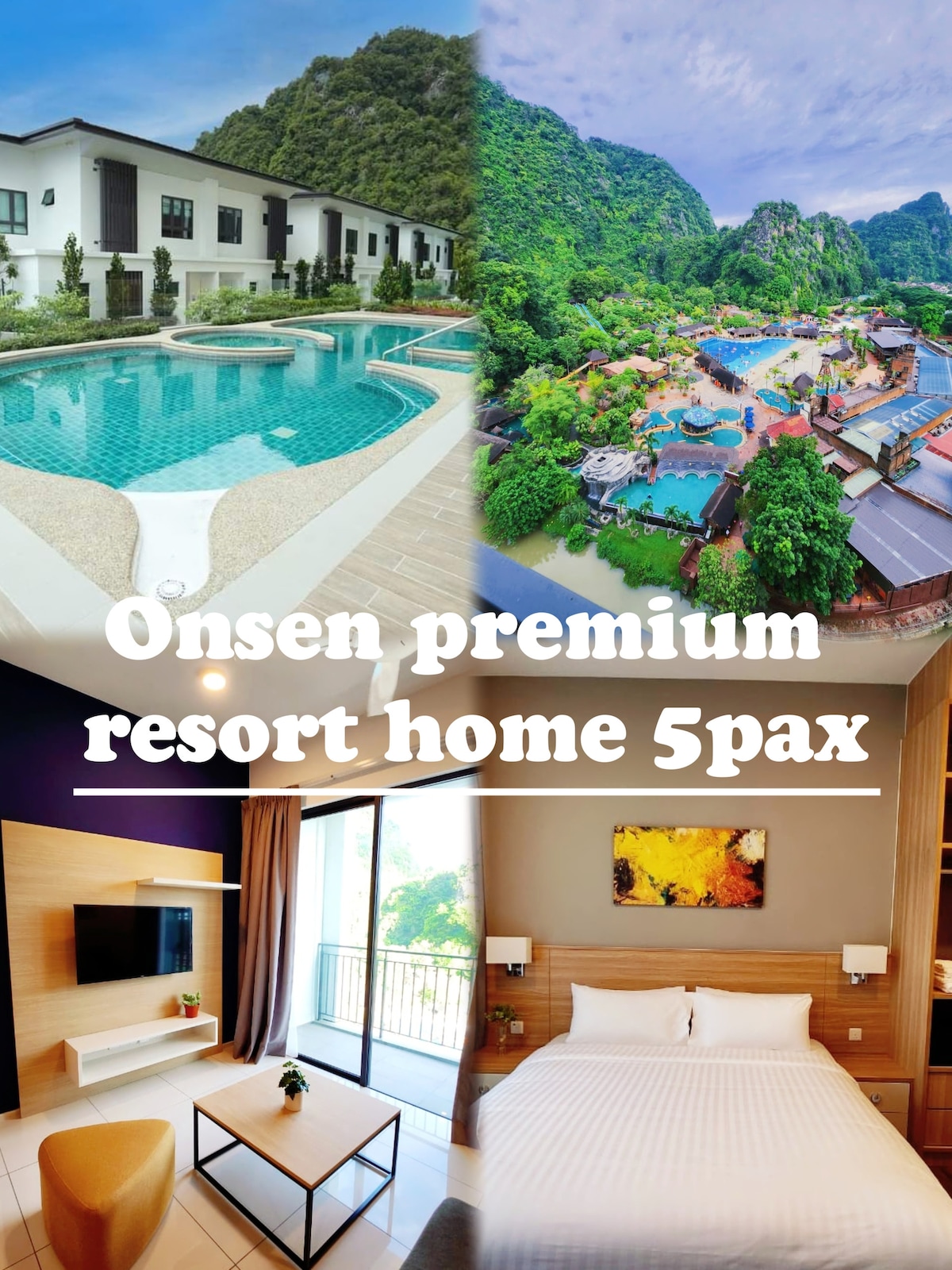 Sunway lost world ipoh /onsen-themepark view 2BR