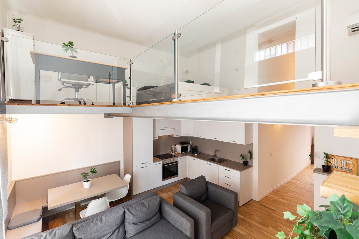 [Linate Airport]Loft & Free Wifi