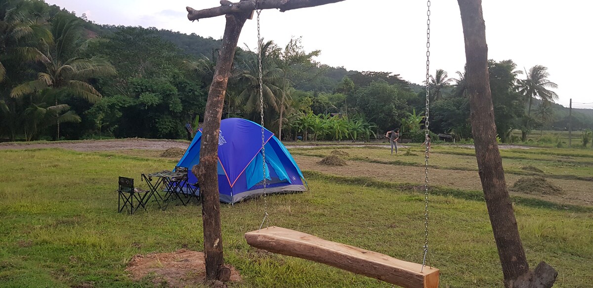露营地， Doi Lampang沿线的家园， baanlimdoy露营地。
