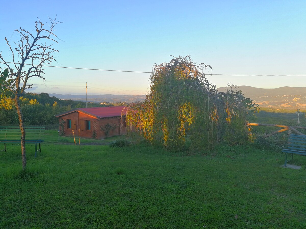 湖畔全景小屋