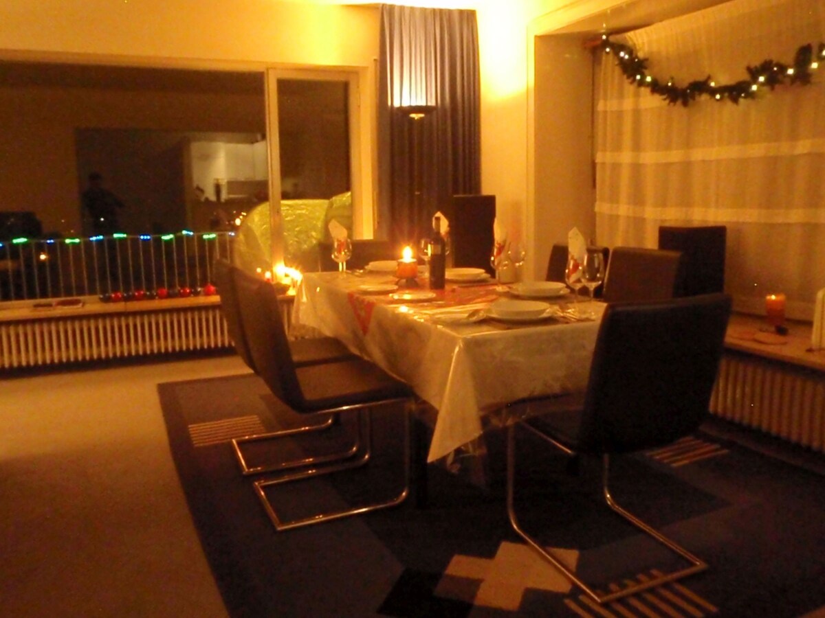 Appartementhaus Aussicht, (Lindau am Bodensee), Ferienwohnung 2, 120平方米, 3 Schlafzimmer,最多9人
