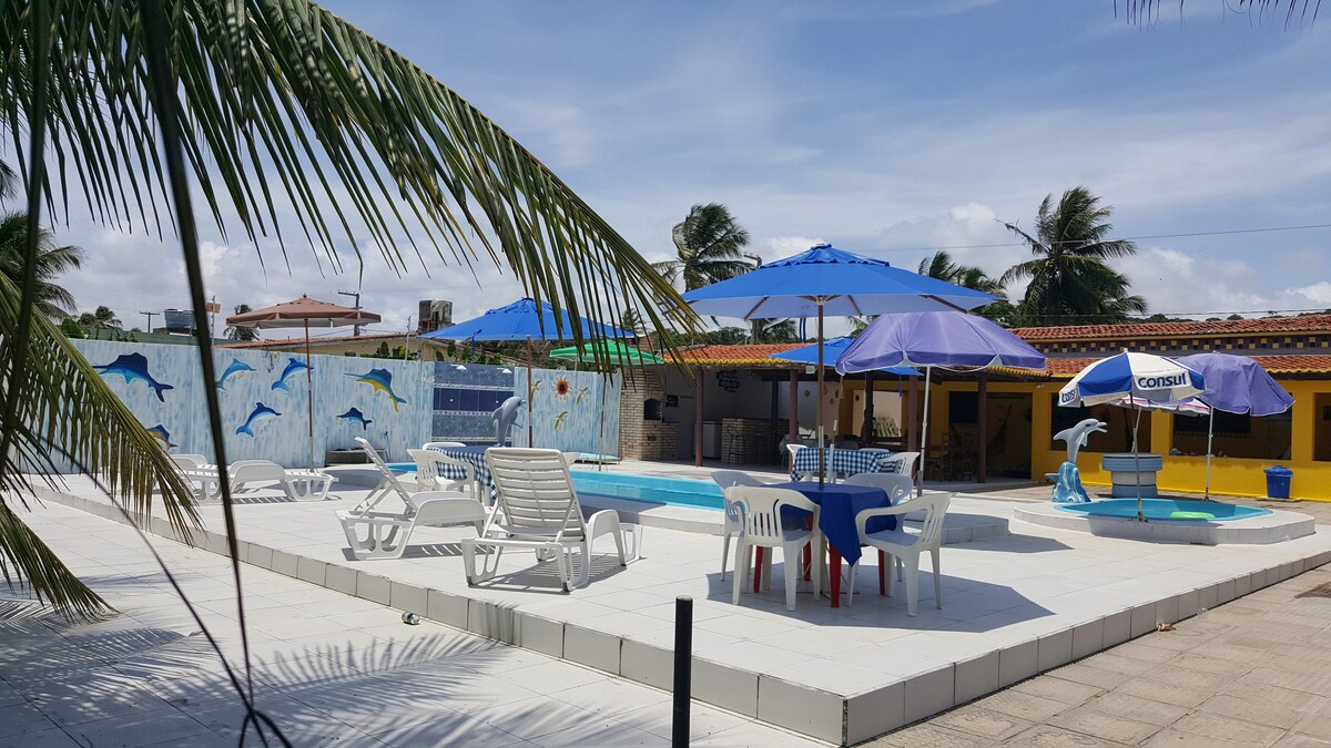 Casa de praia para até 20 pessoas e eventos