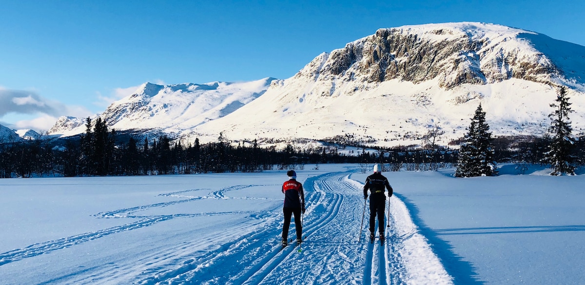 Unique location for hiking and skiing in Hemsedal