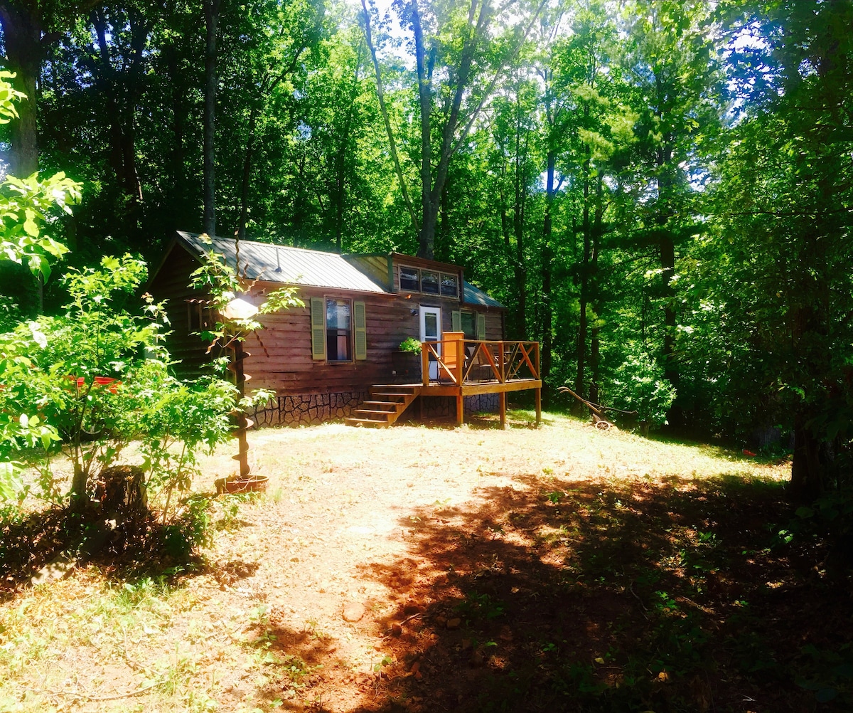 Cabin w/Mountain & Sunset Views One Bedroom & Loft