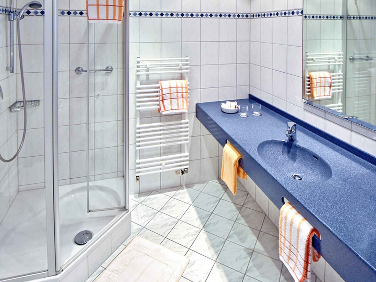 沃肯施泰因酒店（ Oberwolfach ） ，双人房“Burgfelsen” ，带淋浴间和马桶