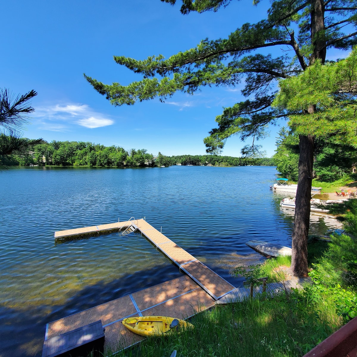 Lake Cottage ，欣赏壮丽的景色