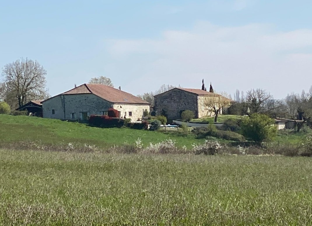 Stylish, spacious farmhouse with amazing view