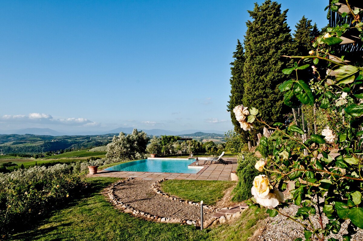 The cottage on the florentine hills, with view