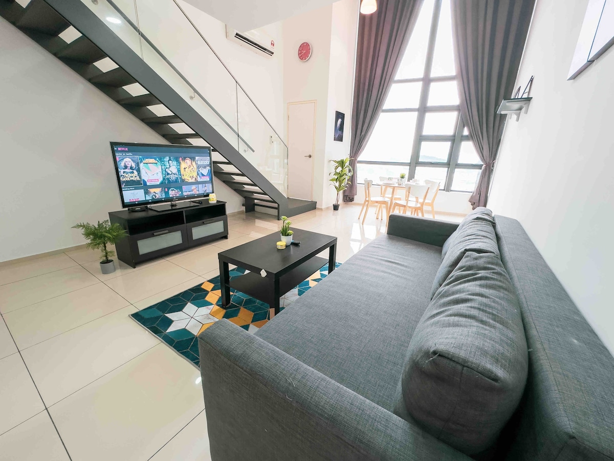 EkoCheras, #Modern#Cozy #Duplex#Netflix #EKO1.8