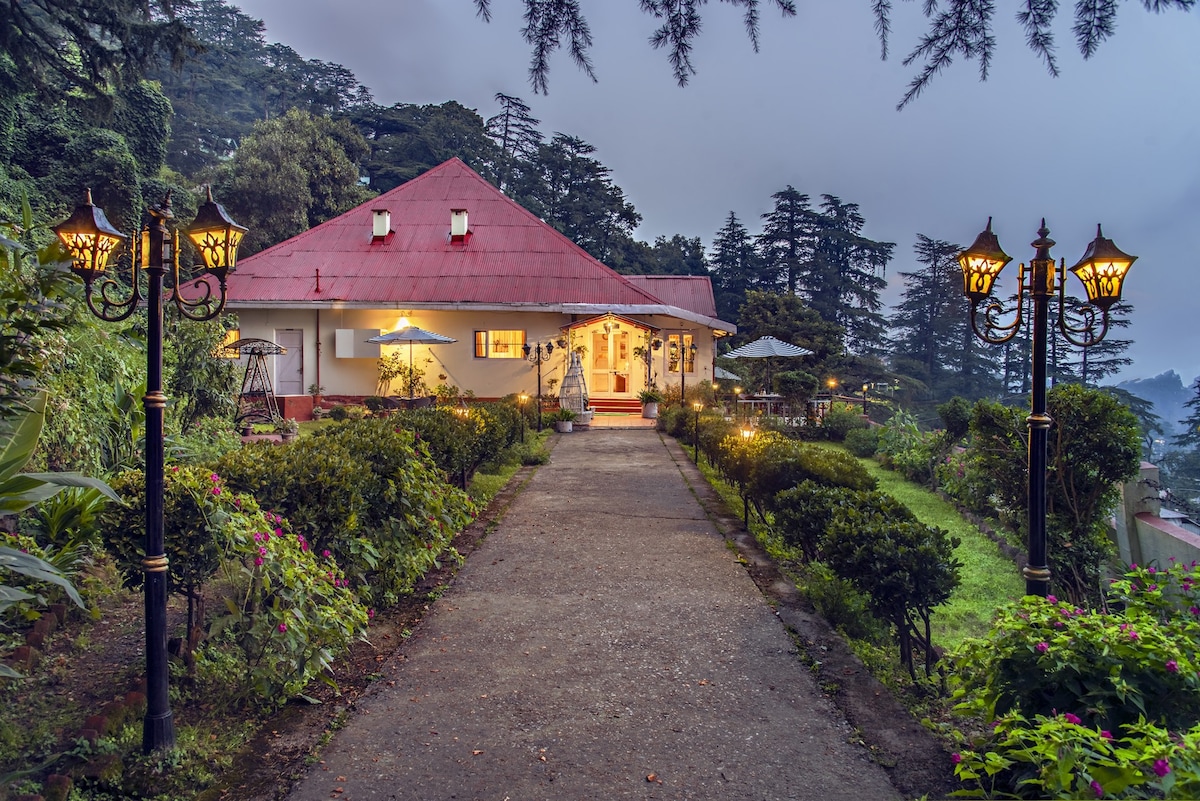 Shimla市中心的5卧室曼谷传统私人乡村小屋（ BHK Heritage Private Cottage ）