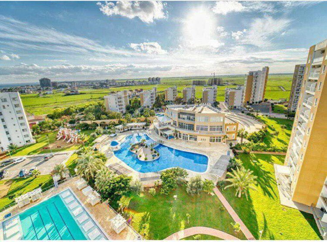 North cyprus caesar resort 1+1 full furnished flat