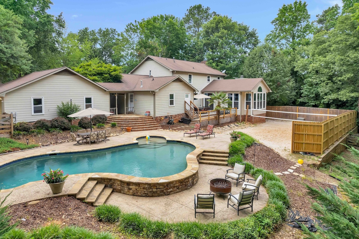 Backyard Beach with Pool