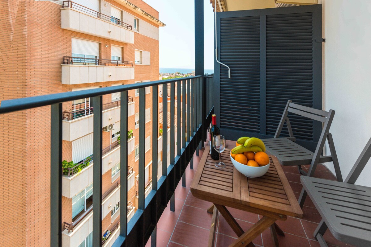 |Apartamento cerca de la playa y de Barcelona|
