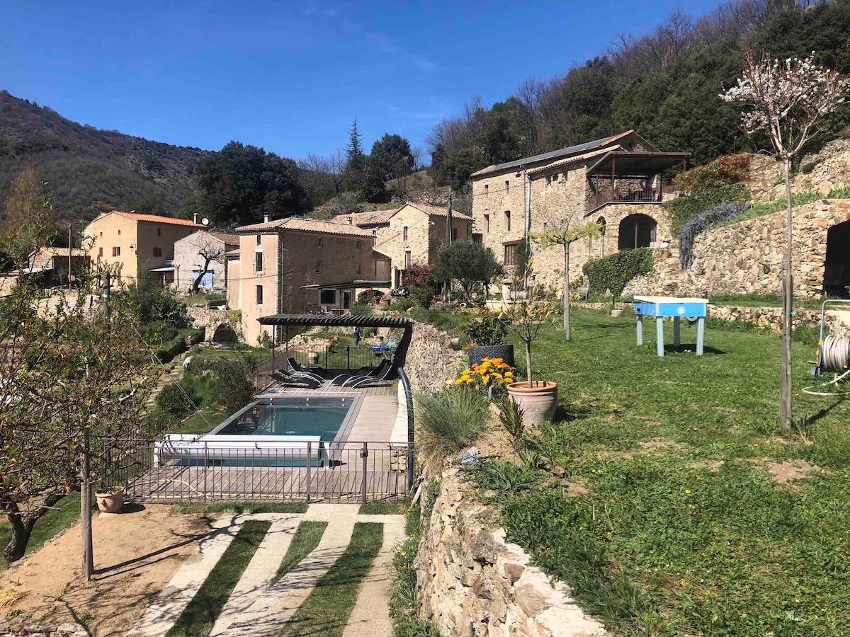 Le petit gîte Cévennes * Piscines * Calme * Vue