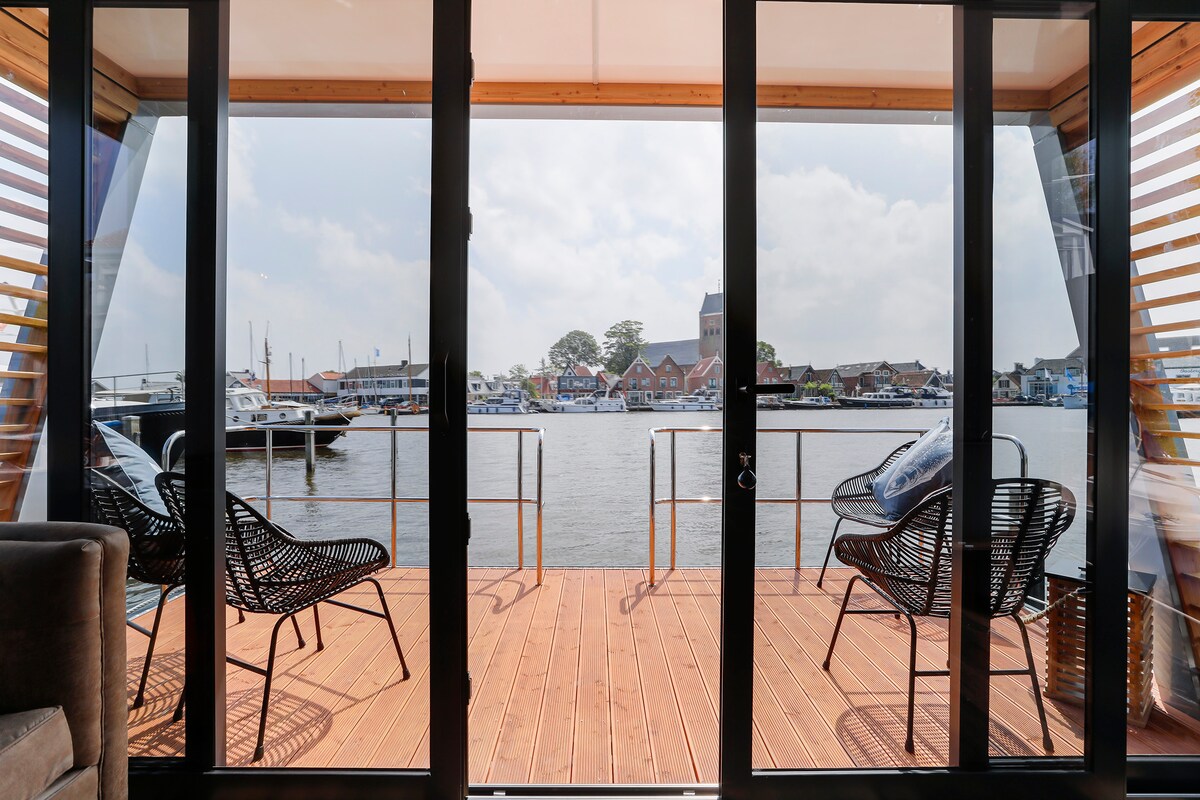 Skoft (Pauze) luxe houseboat met geweldig uitzicht