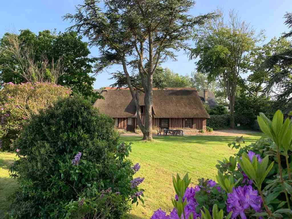 Thatched cottage in Normandy near the beaches