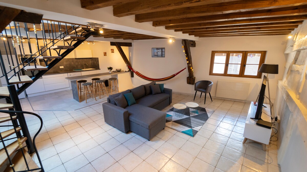 Charming 90m² apartment in the bouchon of Troyes