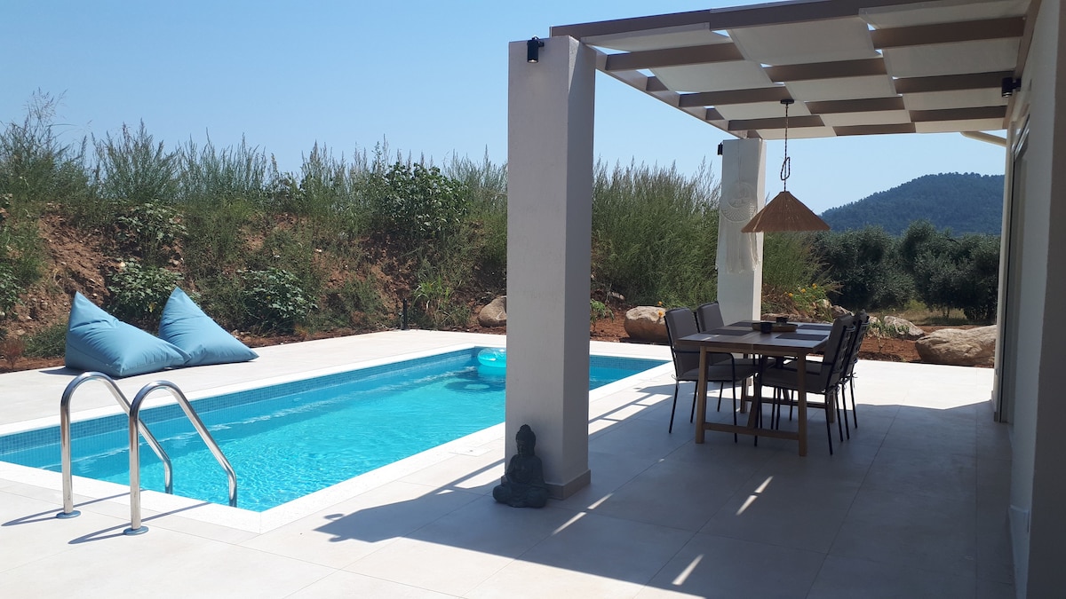 Casa O' Thassos - Neues Ferienhaus mit Privat-Pool