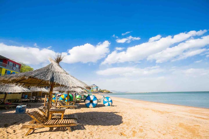 兴城海滨浴场菊花女两室度假短租二楼东