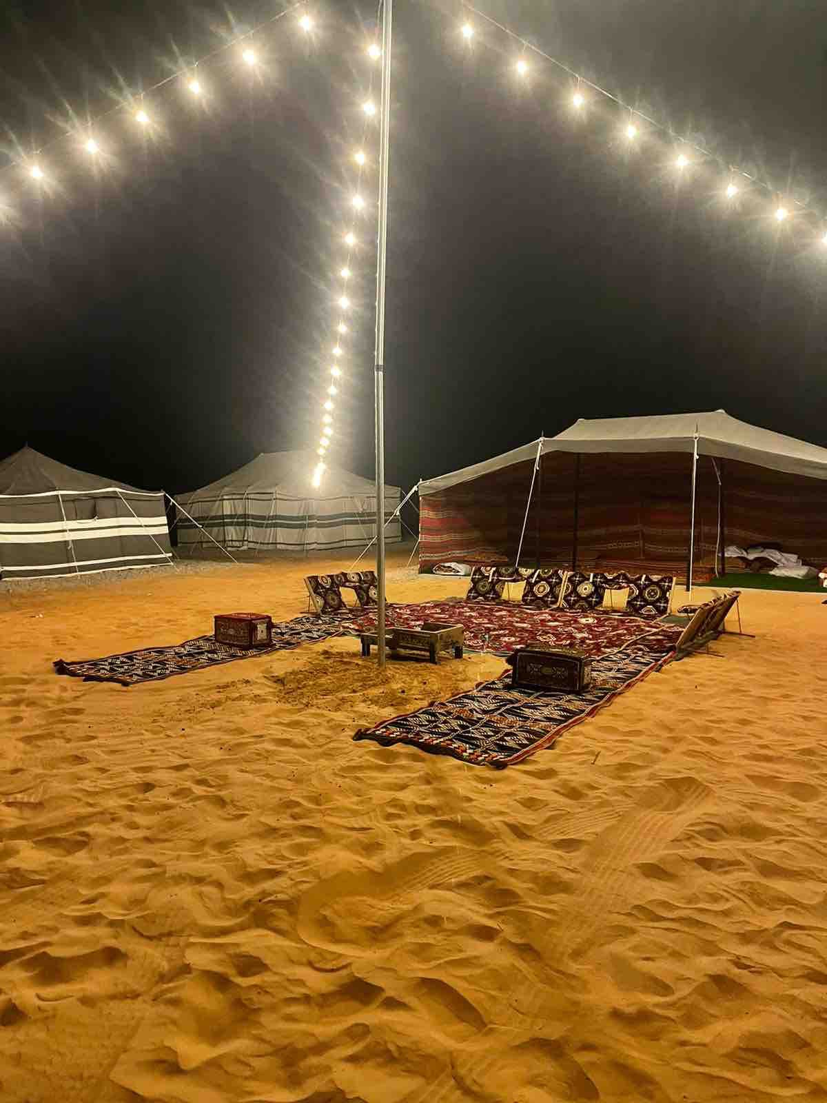 Desert camp in Bidiyah