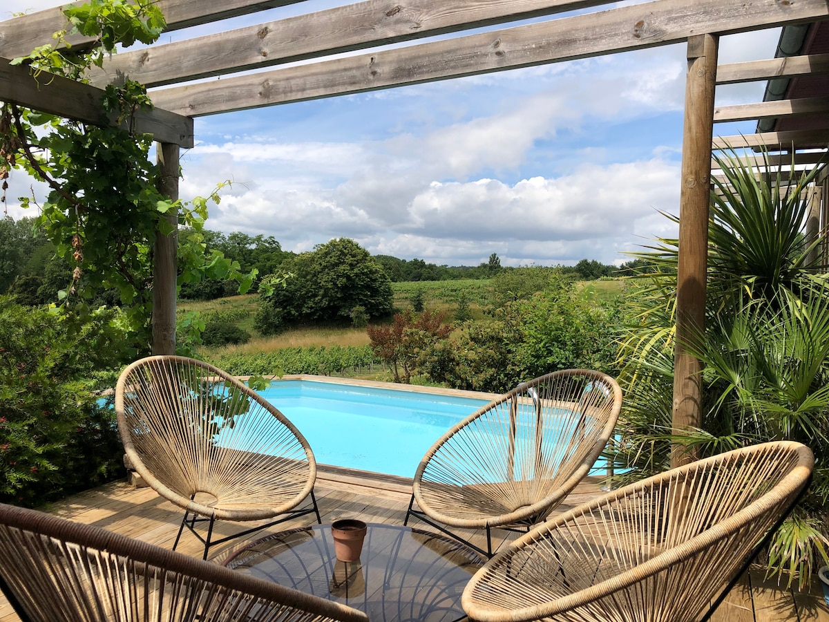 Domaine Charruaud Maison Calypso Piscine privée