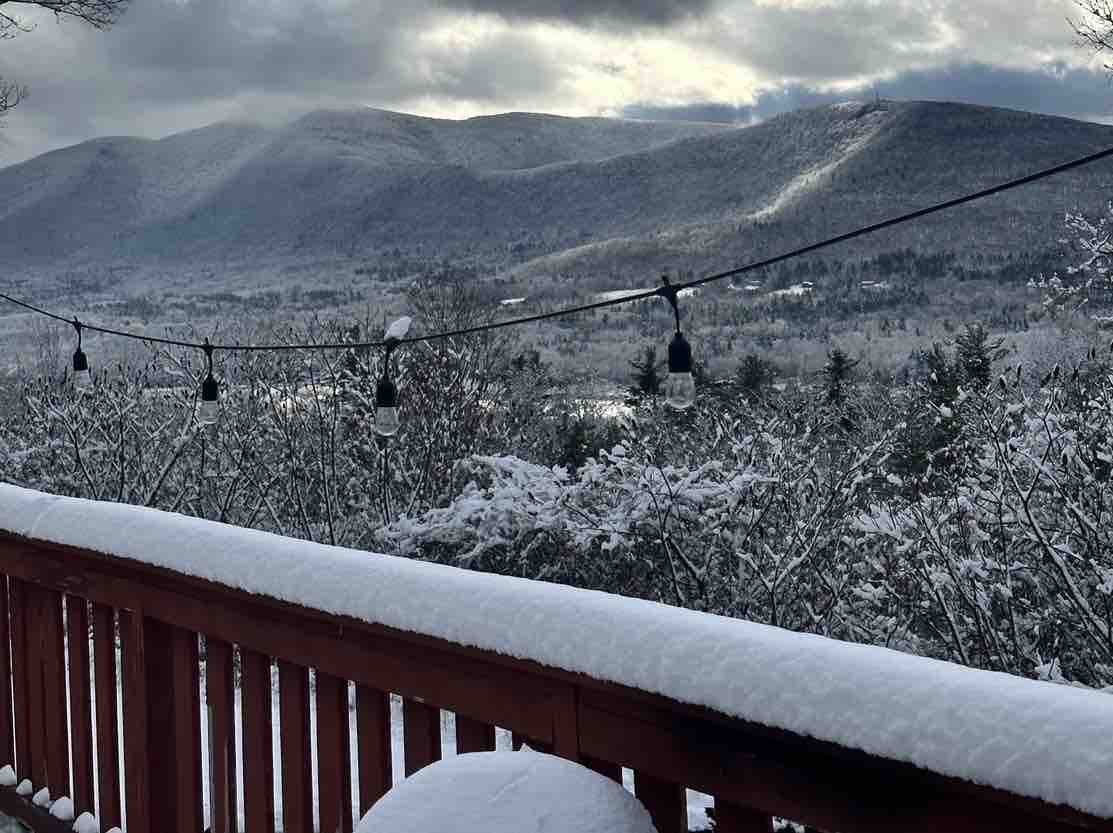 卡茨基尔小屋（ Catskills Cabin ）周围环绕着山景+水疗中心！