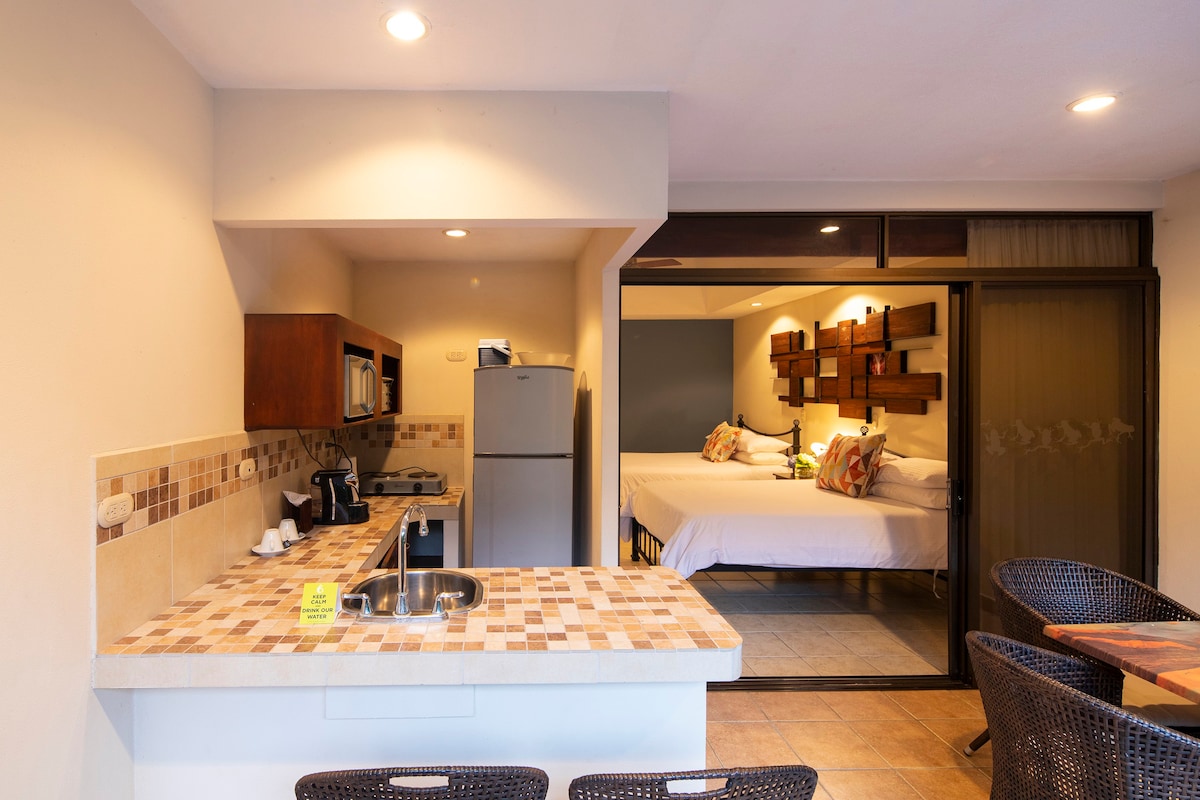 Hotel Pumilio -带厨房和2张标准双人床的套房