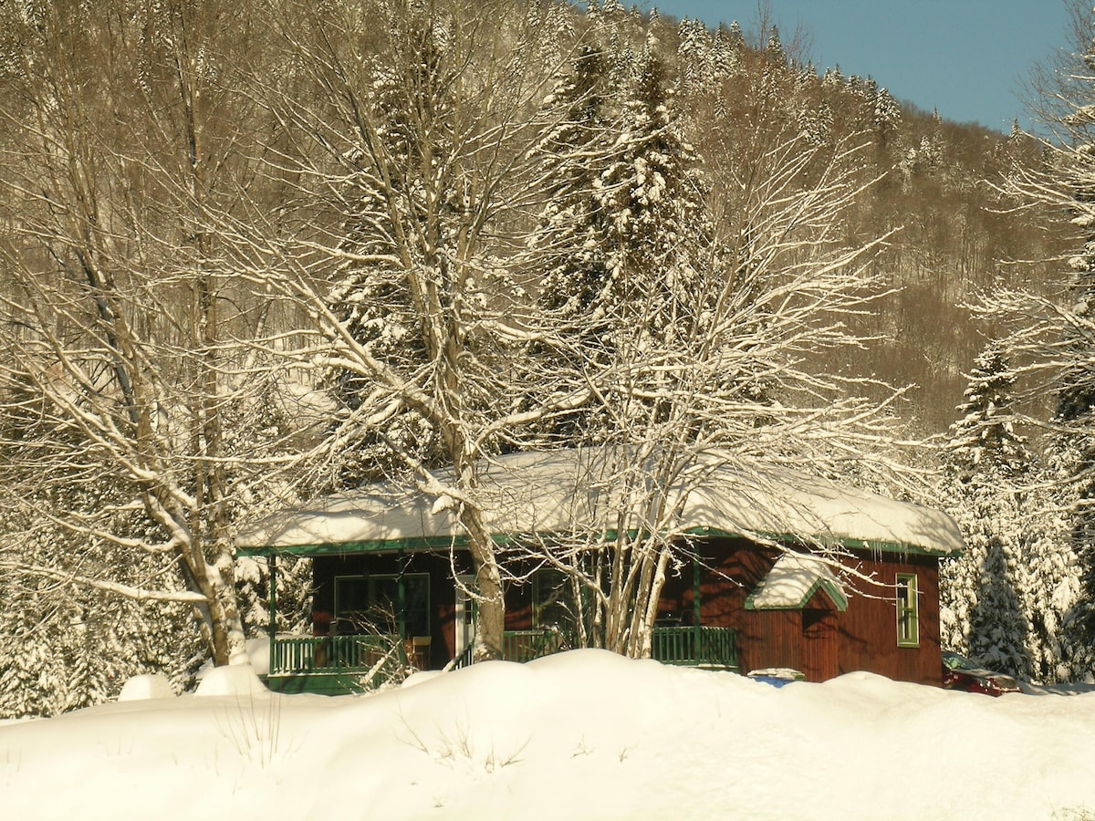 湖滨和Jacques Cartier River + SPA （私密）