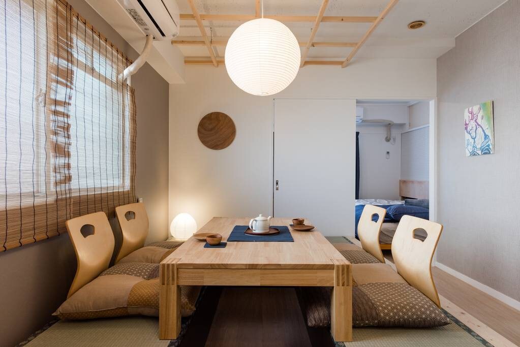 新宿设计师公寓，宽敞2卧室，东京4