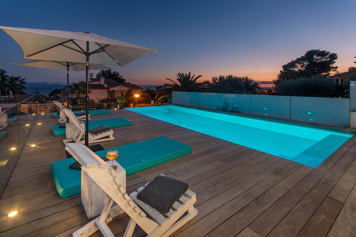 Nereo别墅–带海景的可加热泳池