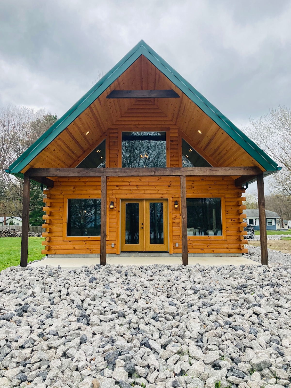 Sandy Beach Cabin with Hot Tub & Dock