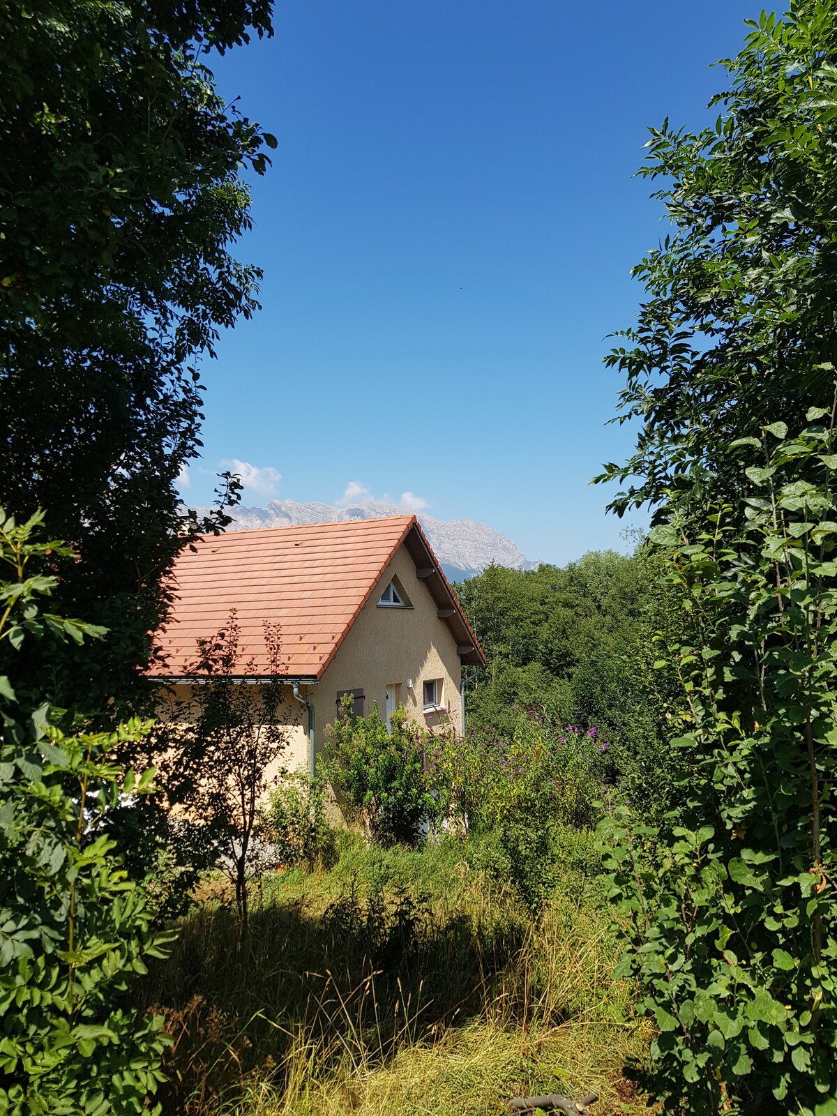 Saint-Eusèbe-en-Champsaur ：可欣赏美景的房子