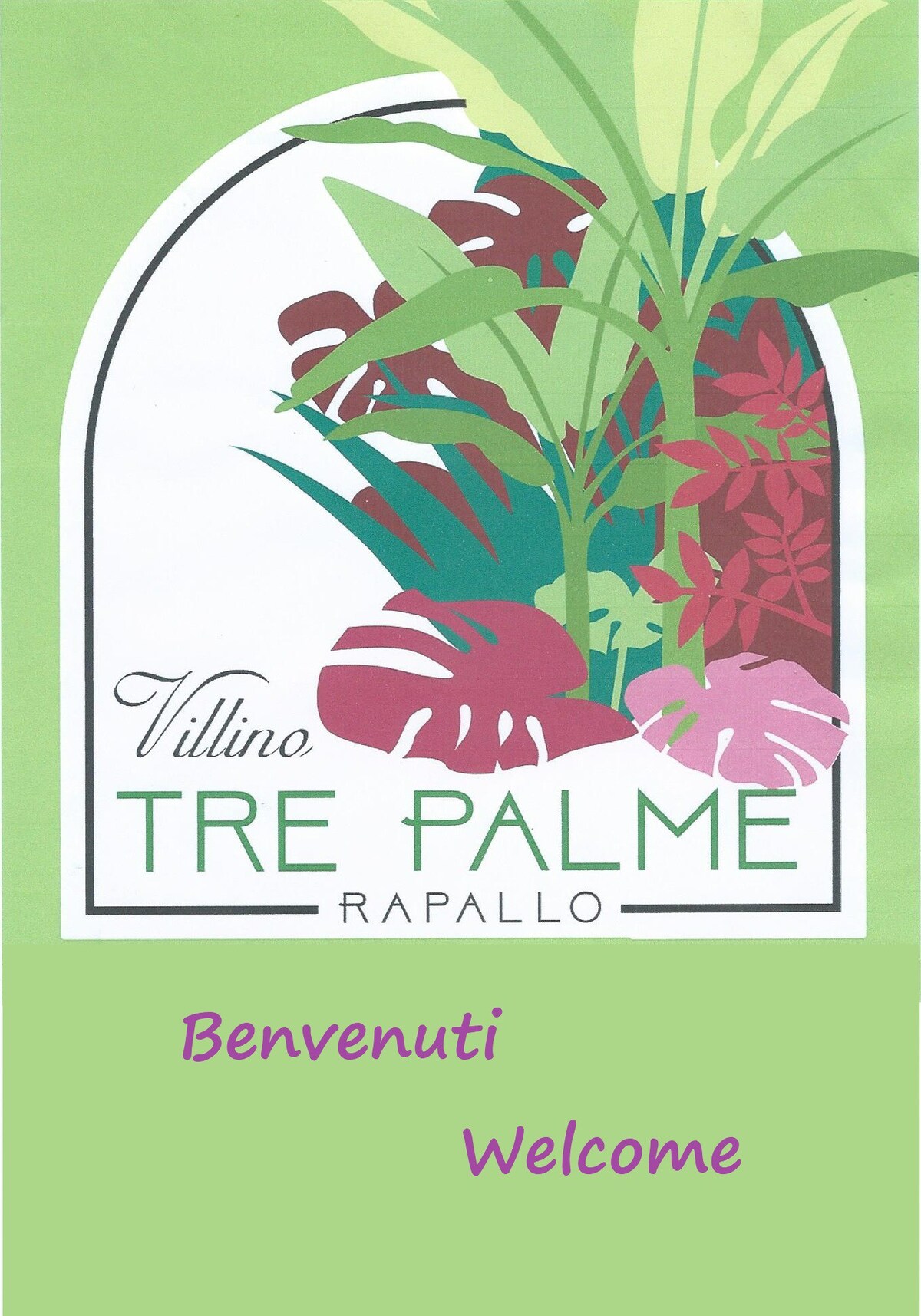 Villino privato, oasi verde con vista, a Rapallo