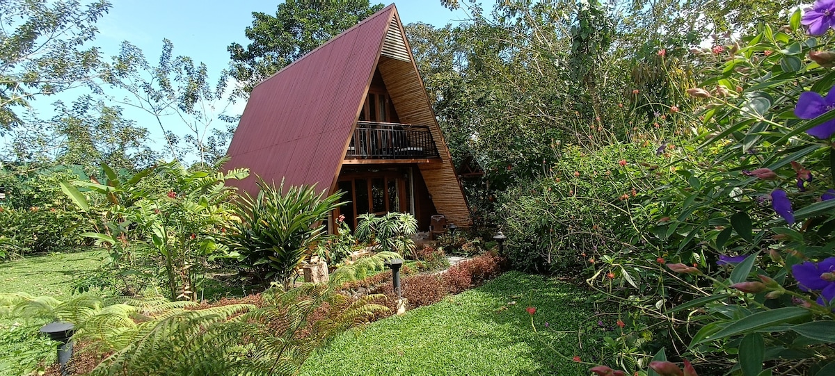 Cabaña Vista Arenal ，空调，完美的火山景观