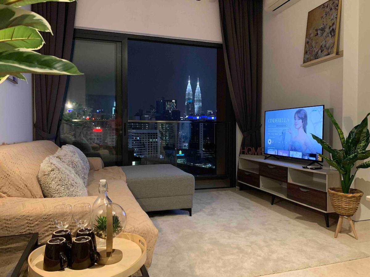 [新！]吉隆坡城中城景观公寓，带2卧2卫