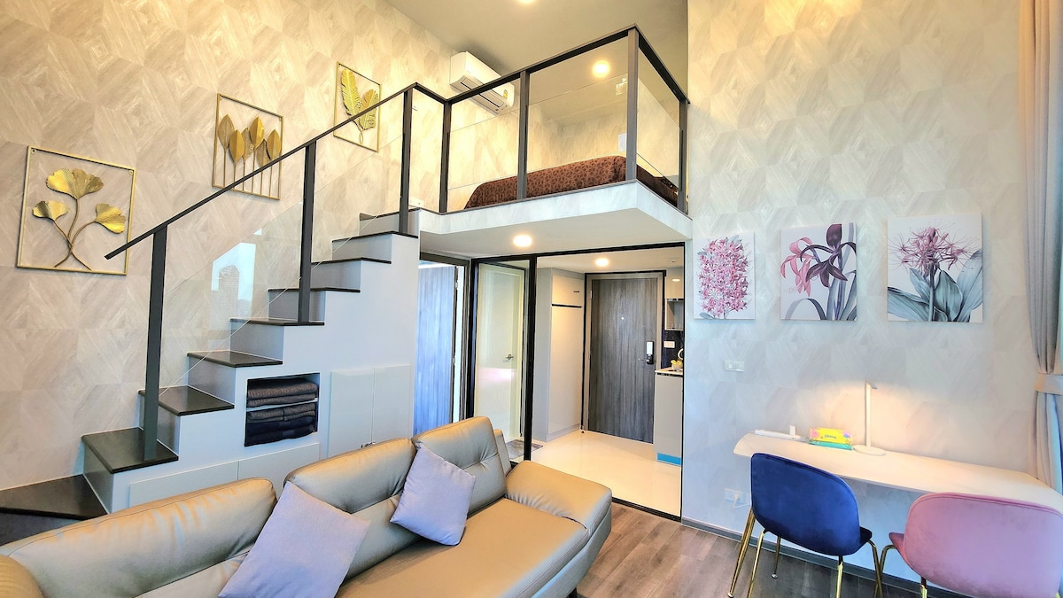 Luxury Penthouse 2bed 20min BKK DMK/MRT JoddFairs